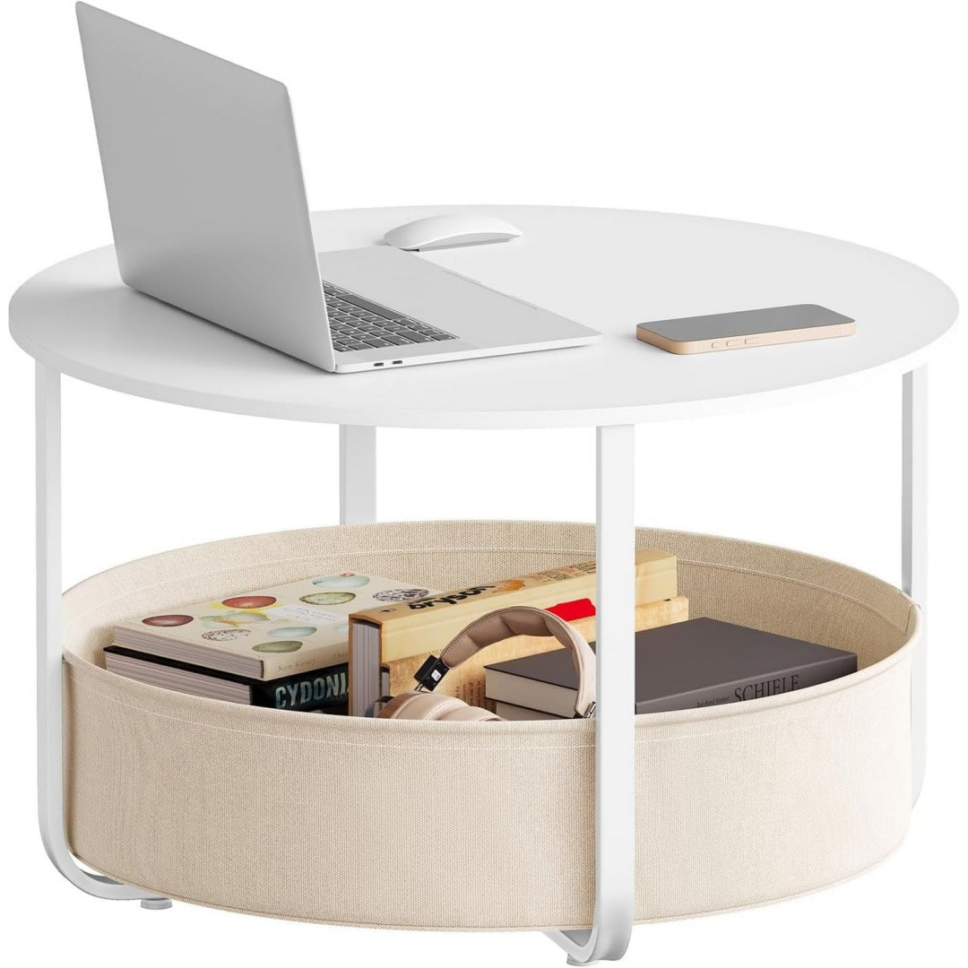 Table de bout de canape gris clair, allure contemporaine