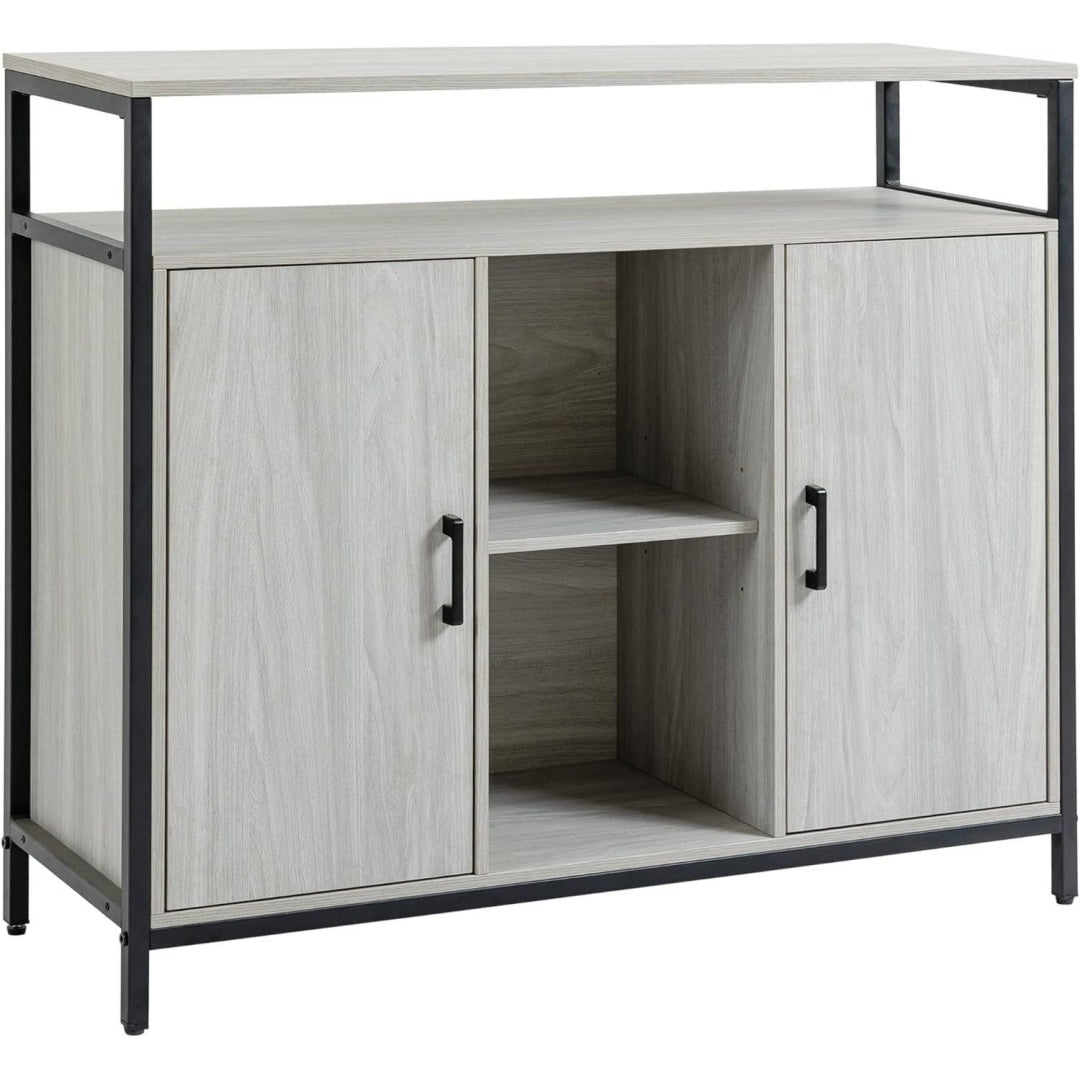 Gris buffet metal 34 x 100 x 87.2 cm