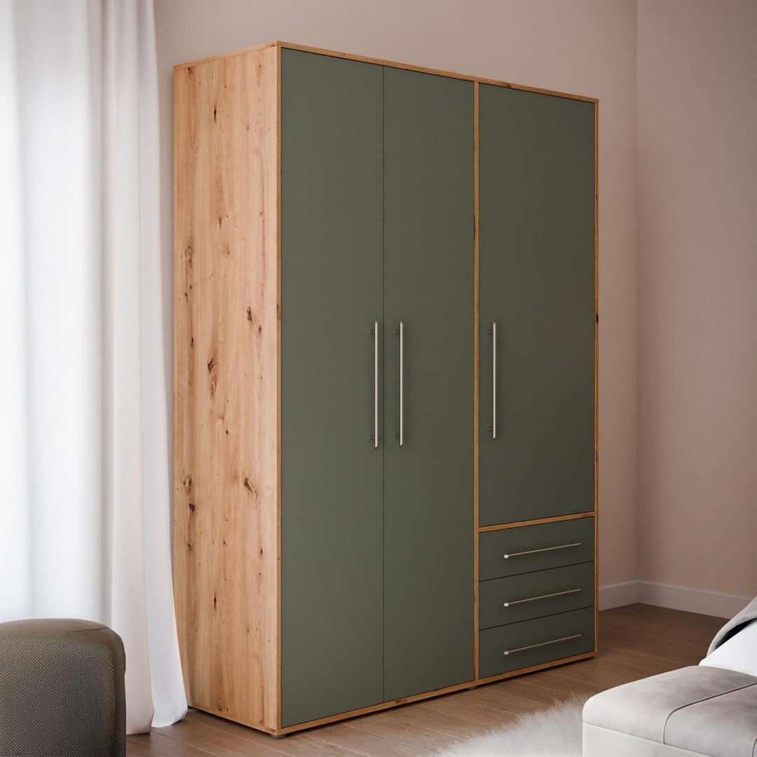 Elegante armoire avec une fixation murale invisible