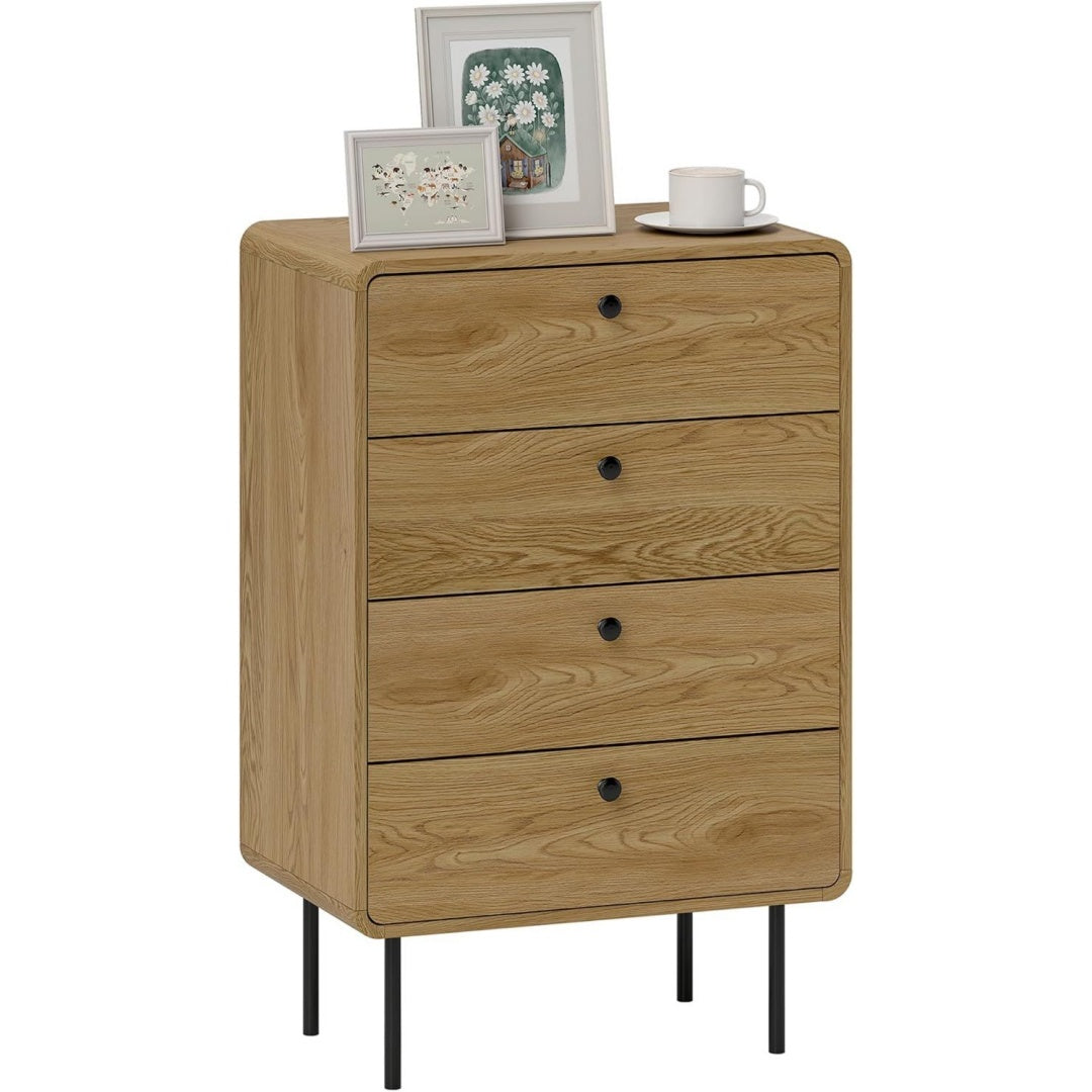 Coffre a tiroirs marron scandinave