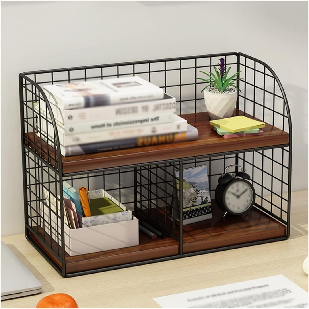 Bibliotheque contemporaine en acier
