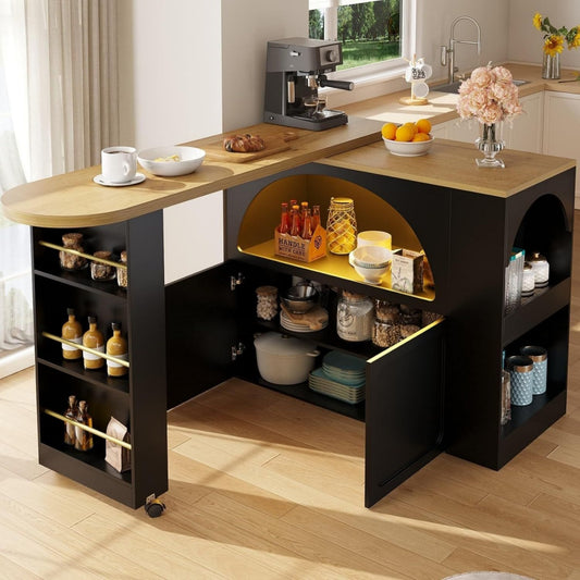 Design moderne rangement marron 39 x 205 x 100 cm
