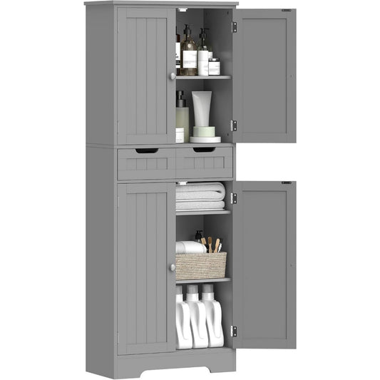 Modele, tour de rangement gris en panneau de particules style moderne
