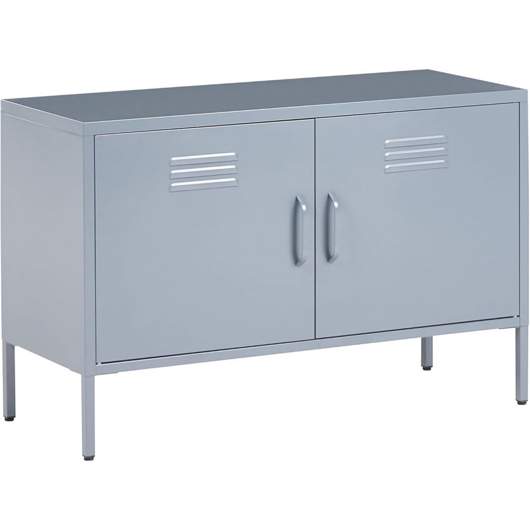 Buffet gris astucieux 40 x 100 x 65 cm