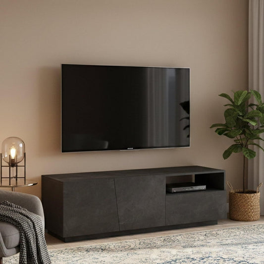 Meuble TV pratique marron