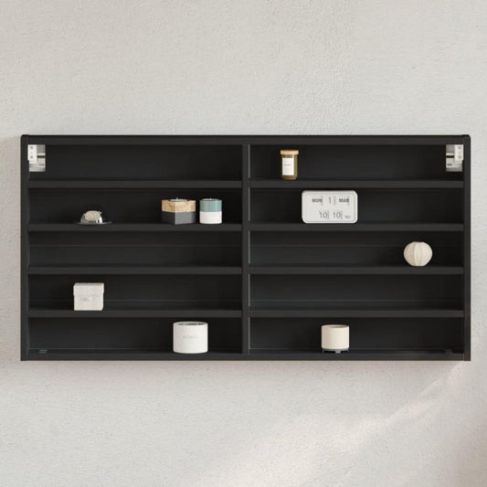 Pratique vitrine avec des portes vitrees