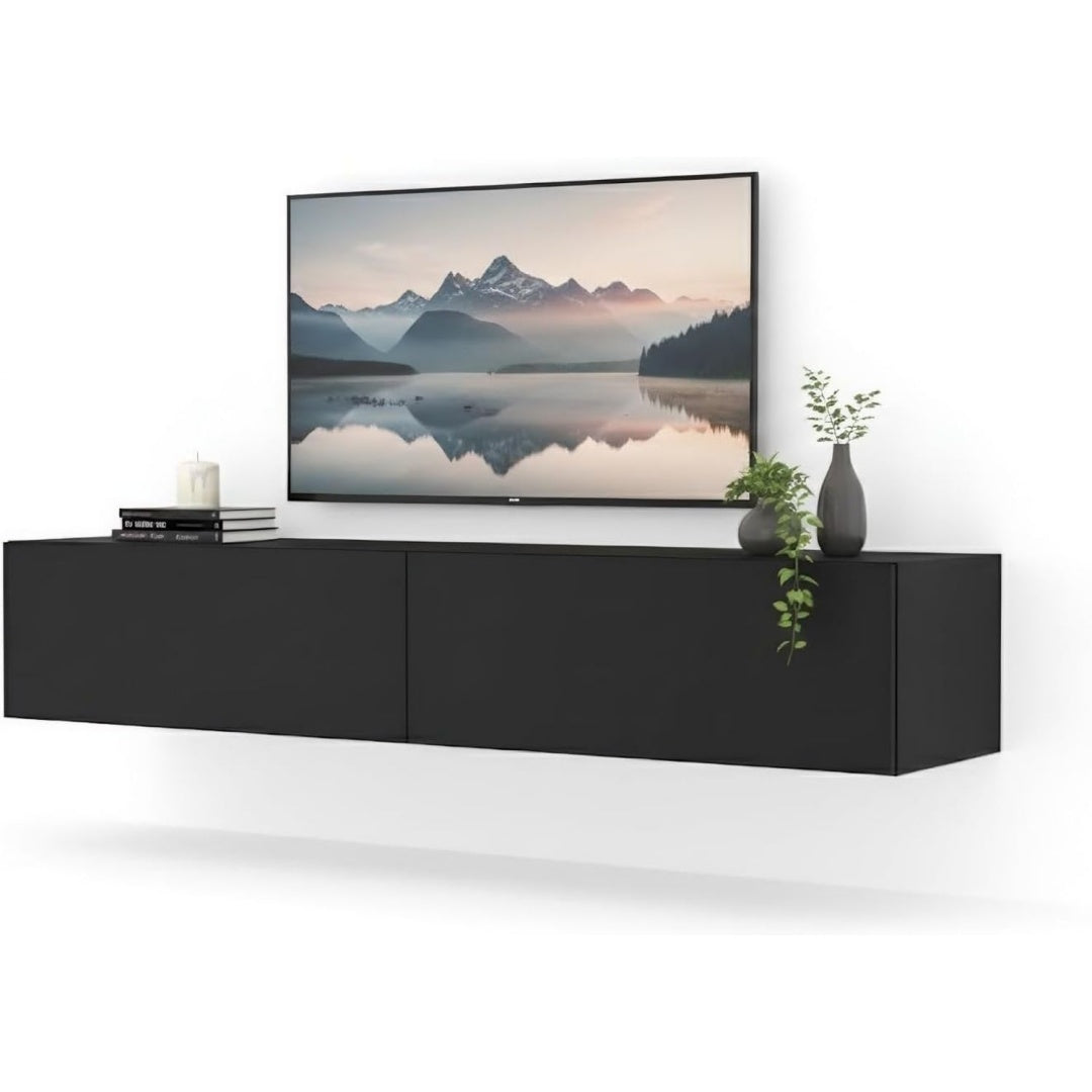 Meuble TV gris, contemporain pour une decoration contemporain