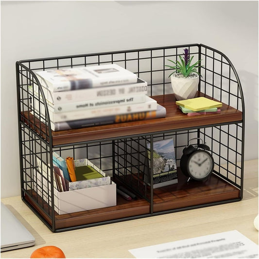 Bibliotheque contemporaine en acier