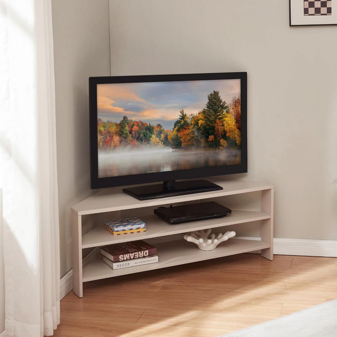 Design moderne meuble TV marron 110 x 36 x 42 cm