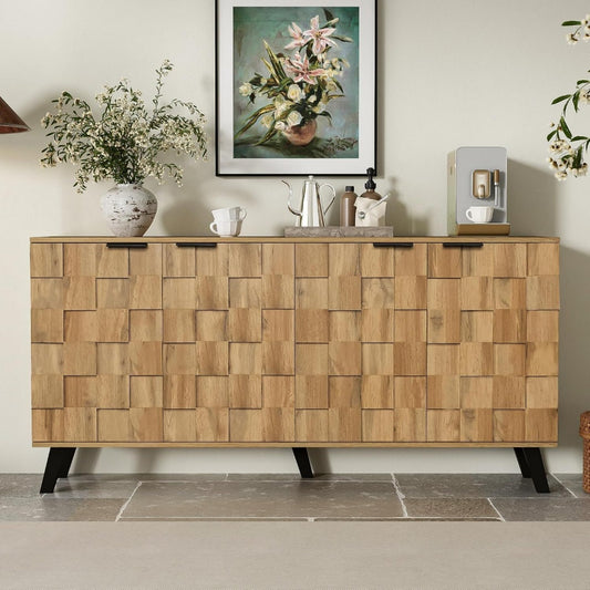 Buffet 160 cm de large marron