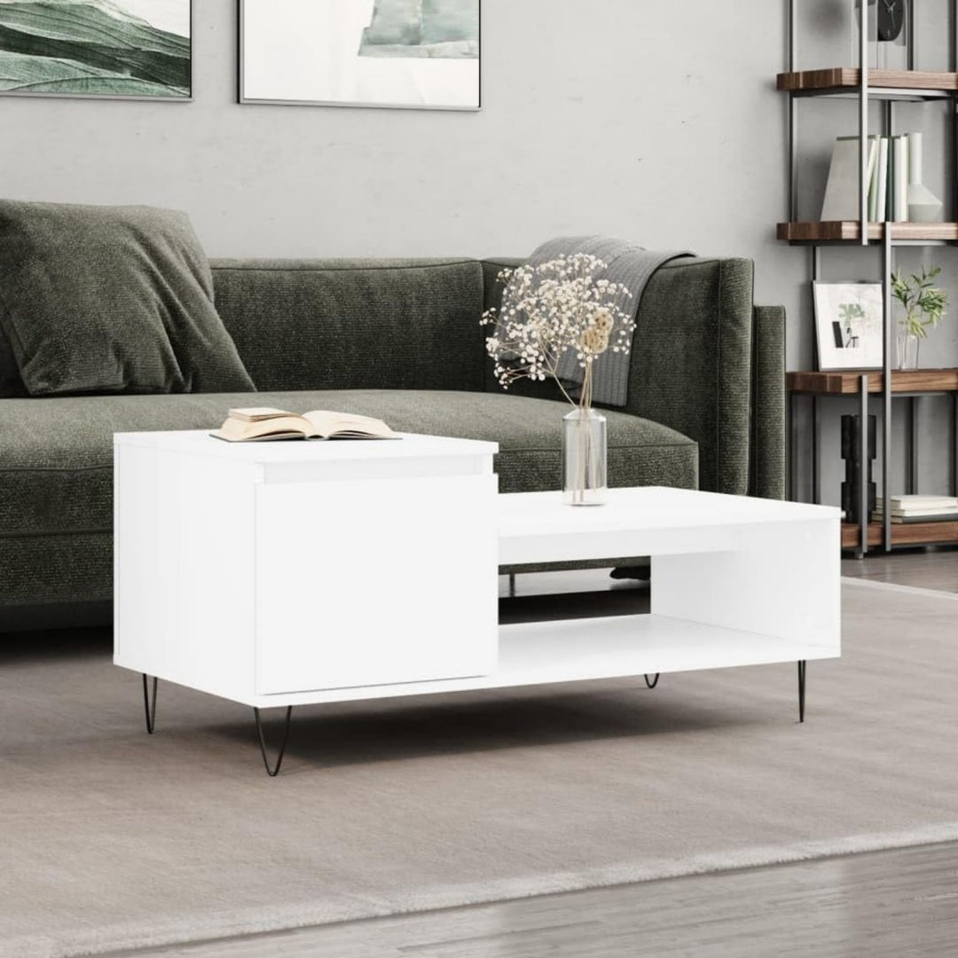 Table basse gris 100 x 50 x 45 cm