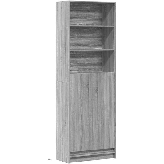 Discret buffet gris 69 x 32.5 x 200 cm